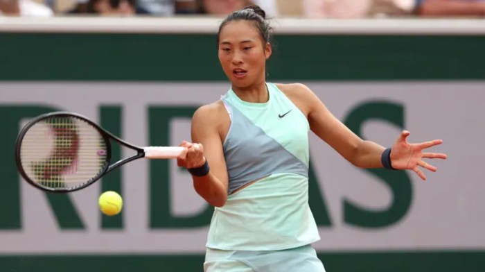 Unseeded Zheng, Samsonova reach Tokyo final – Tennis Zheng subdues samsonova reach maiden french open quarter final