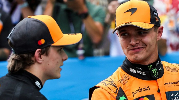Lando Norris Responds to Max Verstappen’s Aggressive F1 Tactics ... Russell clash should not have happened says verstappen