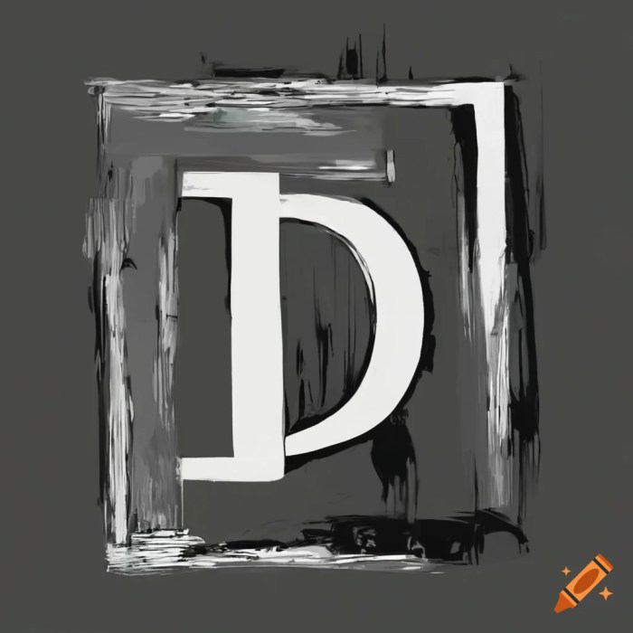 Premium PSD | 3d rendering of alphabet letter d with modern style in ... D backs brandon pfaadt aims bounce back effort vs braves
