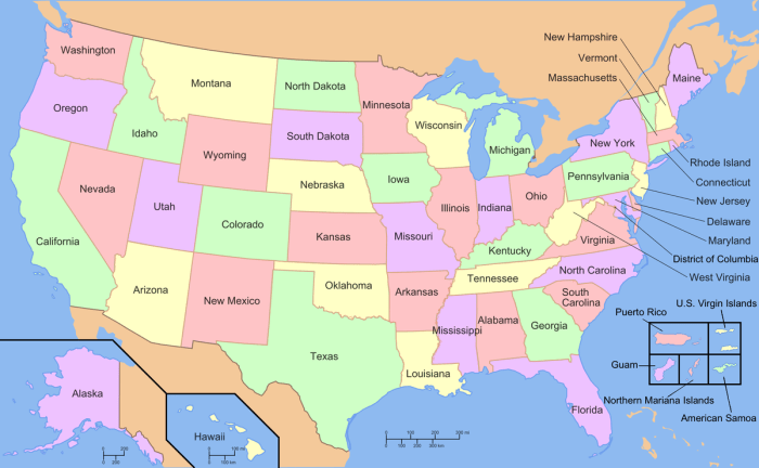 File:Map of USA with state and territory names 2.png - Wikipedia Us declares biden fuel economy rules exceeded legal authority
