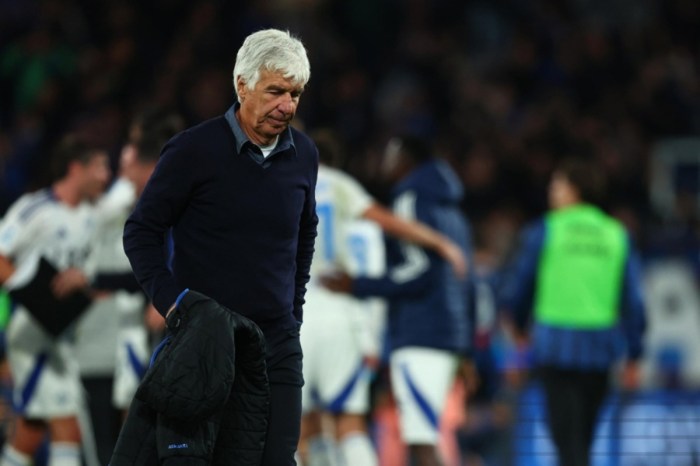Gian Piero Gasperini head coach of Atalanta BC gestures during the ... Roma appoint former atalanta coach gasperini new manager