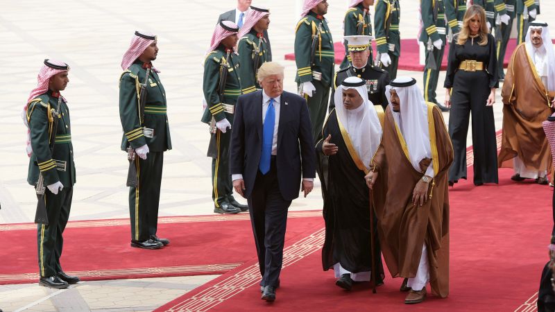 Trump qatar jet saudi arabia