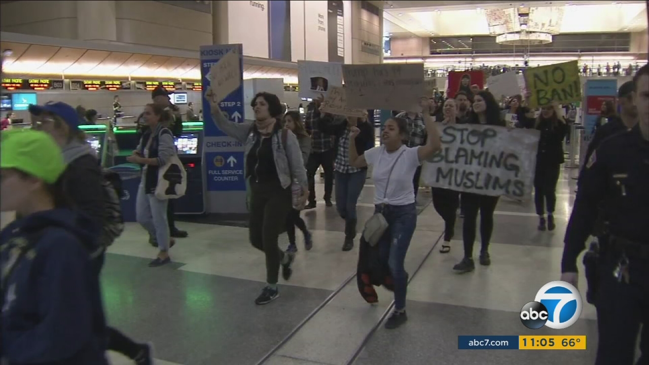 Anti-Trump protests in over 20 cities end peacefully | Daily Mail Online Trump newsom arrest la protests ice