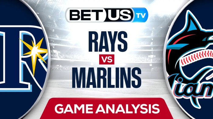 Rays aim for seventh straight win vs. Marlins Surging rays hang defeat marlins 4 3