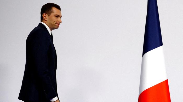 Far-right leader Bardella backpedals on taking France out of Nato command Soft focus interview positions bardella leader in waiting frances far right