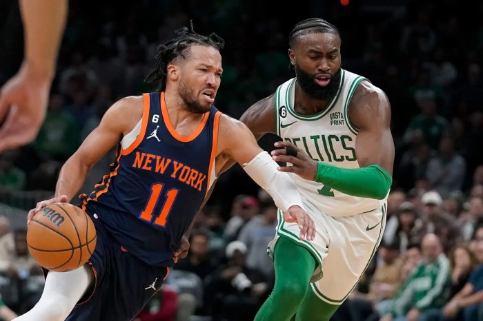 Nba playoffs new york knicks boston celtics jayson tatum injury