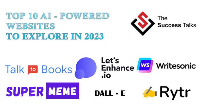 The top 10 websites of all time according to ai