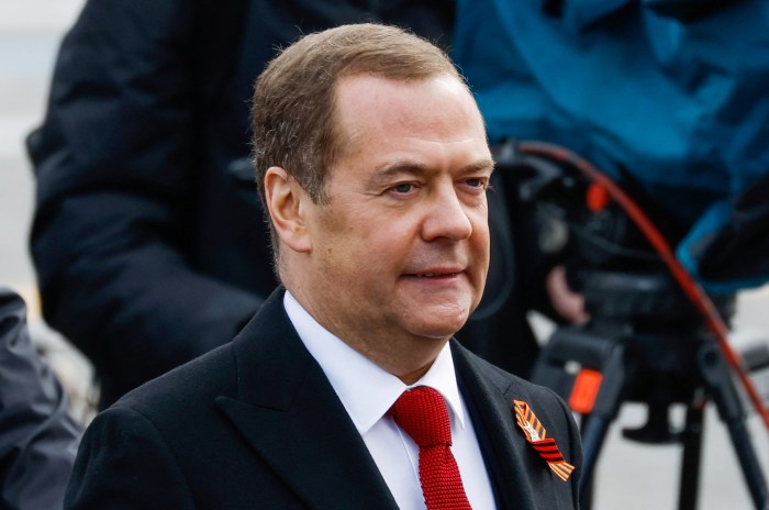 Russia's Medvedev says Moscow has enough weapons | Reuters Medvedev says russia seeks victory not compromise talks with ukraine