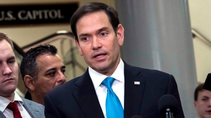 Rubio, Amid Planning, Is Yet to Commit on Immigration Bill - The New ... Visa restrictions foreign officials censorship rubio
