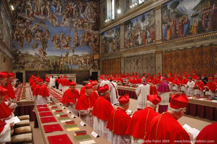 A Photograph of the Conclave Electing Pope Francis Signed by 28 ... New pope election process conclave cardinals candidates francis death successor