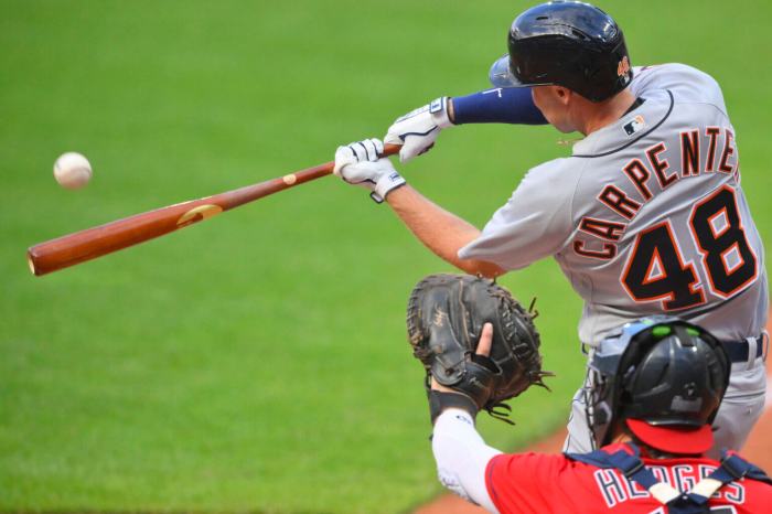 Kerry carpenter hits three hrs tigers blast white sox