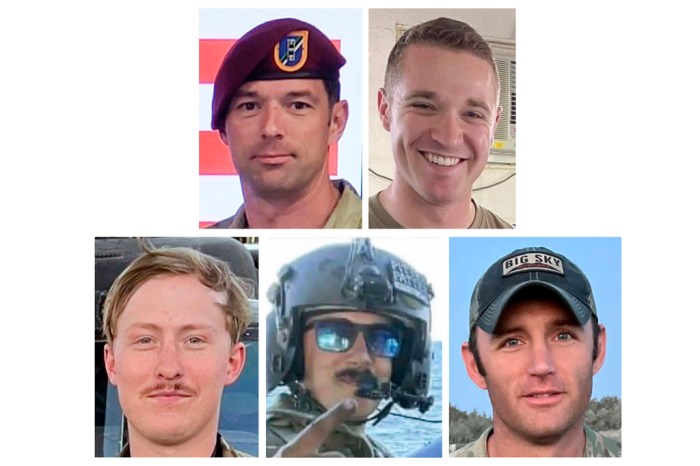 Army Special Operations Command mourns 5 US troops killed in helicopter ... Us army helicopter flights pentagon remain suspended after close call