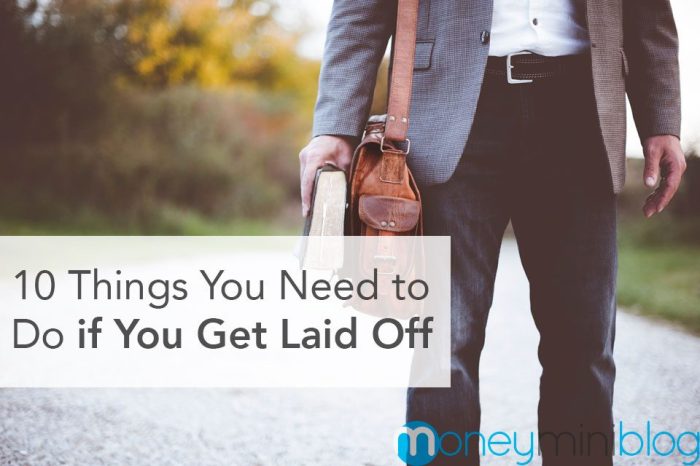 10 key things to do after being laid off according to chatgpt