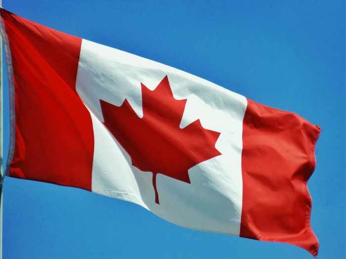 HD wallpaper: canada, canadian, flag, flags, leaf, maple | Wallpaper Flare Canadian wildfire smoke spreads across third us