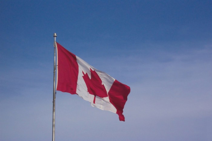 Canadian Flag Blowing In The Wind Free Stock Photo - Public Domain Pictures Canadian dollar hits 8 month high boc remains sidelined