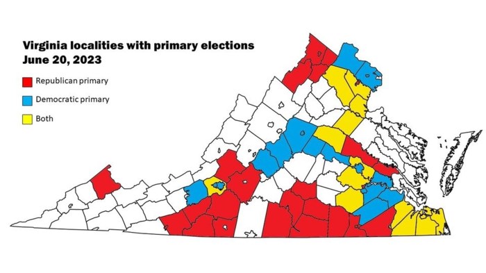 Virginia Election Map By County 2022 | Virginia Map Virginia names dukes chris pollard new head coach