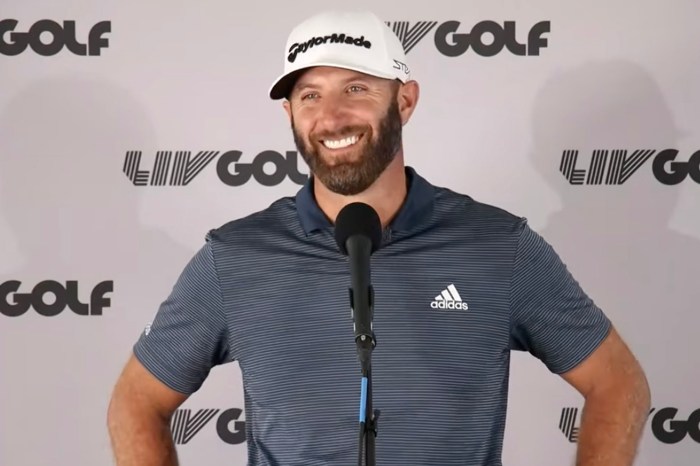 Dustin Johnson Proves He's Still The Life Of The Party Dustin johnson chasing retro performance oakmont