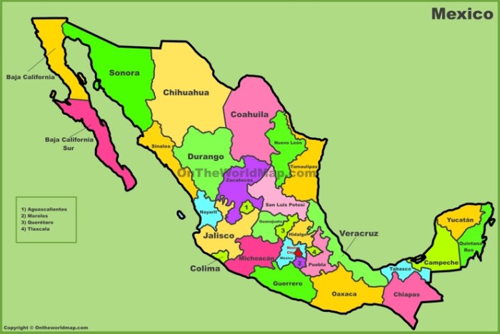 Colorful political map of Mexico. Administrative divisions - regions ... Mexico seen renewing its approval nippon steel us steel tie up thursday sources