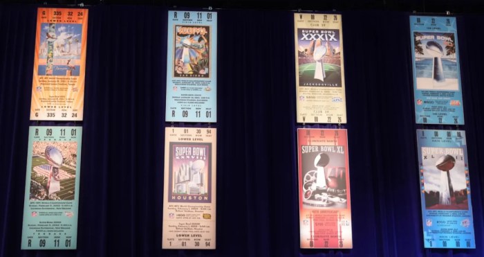 Super bowl ticket price 2