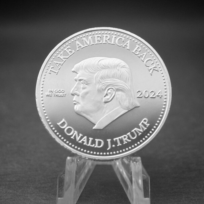 Lot - American Mint Speeches Of Donald Trump Coins Trump us penny mint costs one cent coin debate explainer