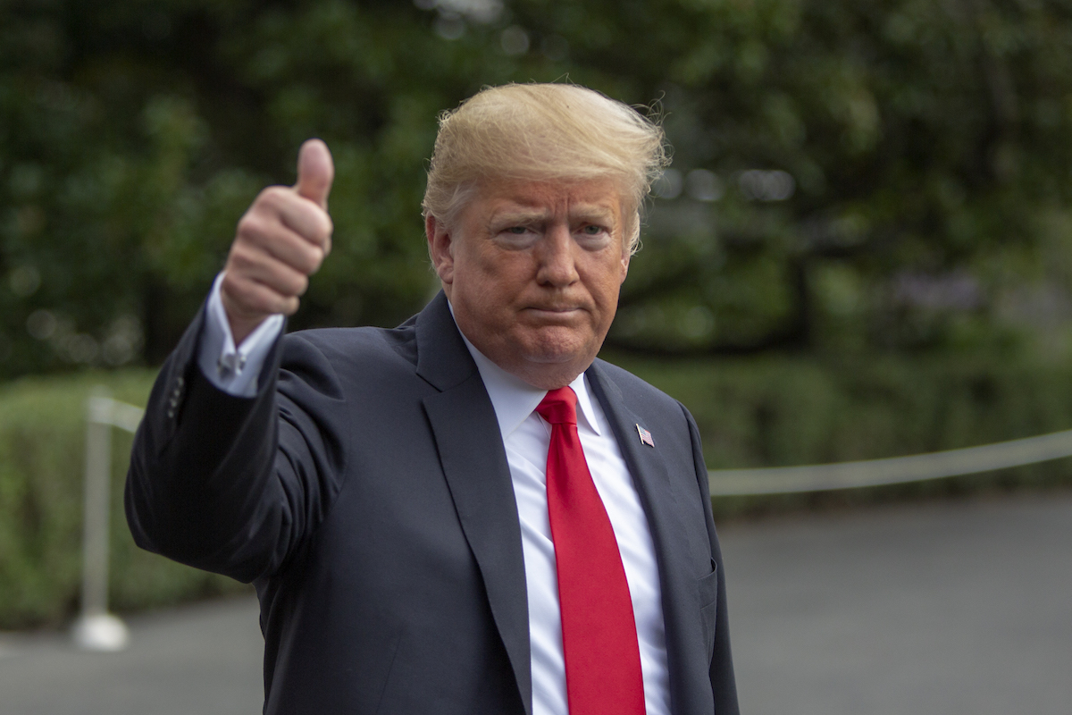Donald trump columbus day