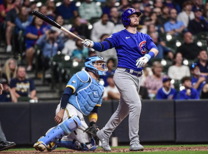 Outfielder Ian Happ Carries Chicago Cubs to Victory Against Milwaukee ... Ian happ raps half cubs four homers win over phillies