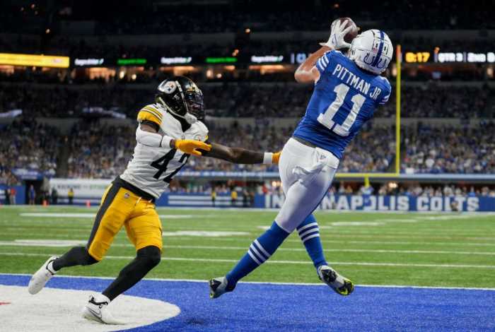 Colts Urged To Trade Star Wide Receiver Michael Pittman Jr. | Yardbarker Colts wr michael pittman jr leaves practice with apparent injury