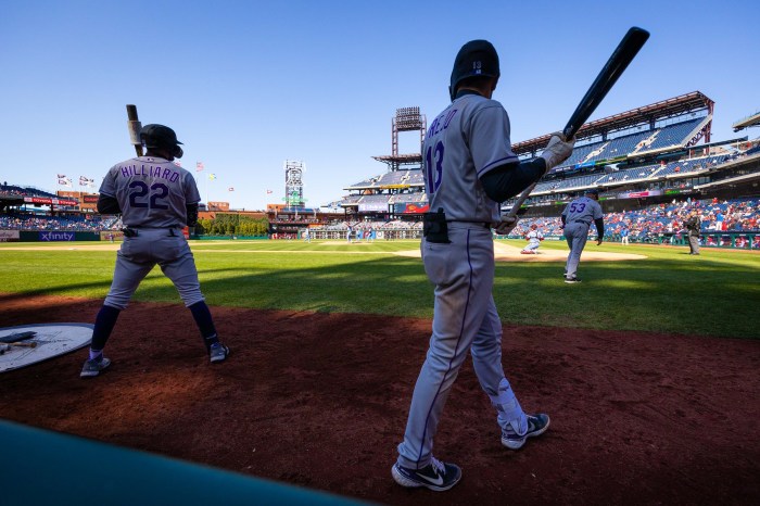 Colorado Rockies trade Sam Hilliard to Braves for pitching prospect ... Rockies add sam hilliard inf thairo estrada roster