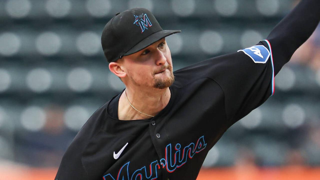 Marlins use defense pitching stifle giants