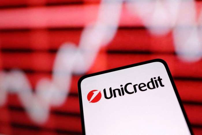 Unicredit ceo says banco bpm deal is not viable current terms