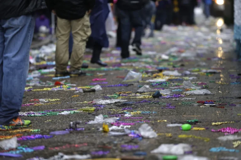 New Orleans Mardi Gras Waste Hits Record High as Encampment Debris Outpaces Recycling Efforts