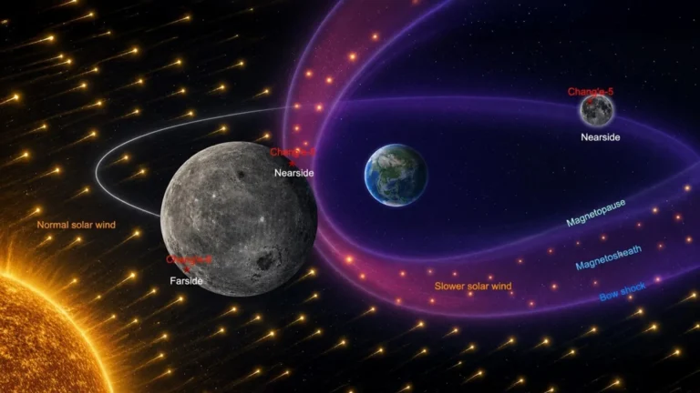 The Moon’s Asymmetrical Solar Wind Exposure Revealed by Chang’e 6 Samples Unlocks Secrets of Earth’s Magnetosphere