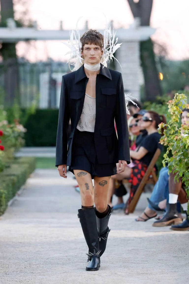 Palomo Spain Redefines Gender Boundaries and Couture Craftsmanship with the Arcadia Collection in Paris Fashion Week